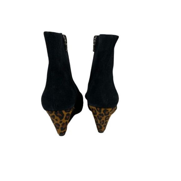 Donald Pliner Black Wedge Ankle Boots. Sz 6.5M - Picture 4 of 5